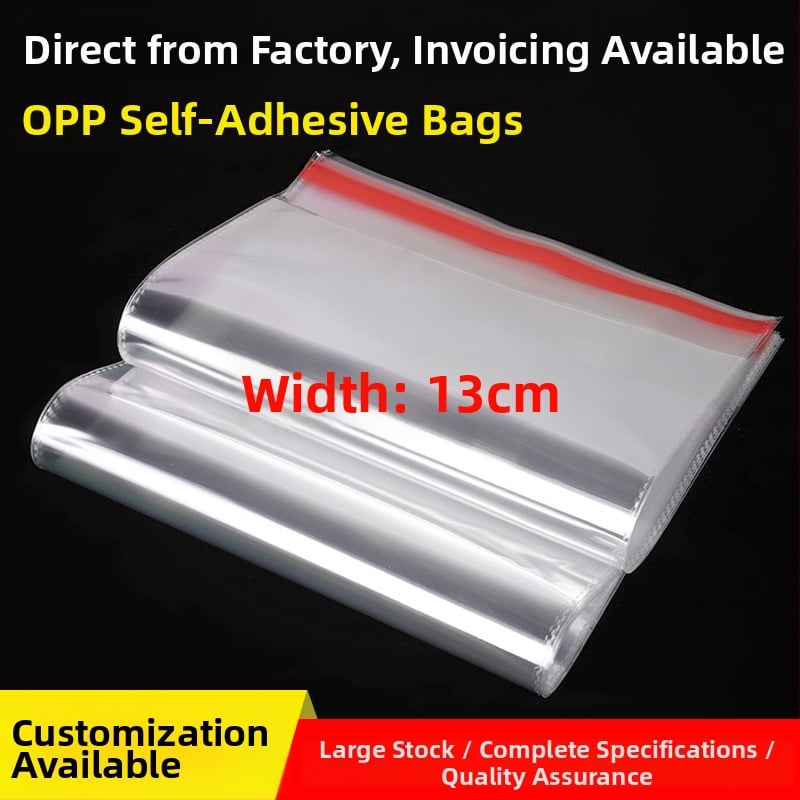 OPP lipnus maišelis su logotipo spausdinimu, 100% nauja medžiaga, karšto pjovimo, plokščio peilio ir gėlių peilio apdirbimas, skirtas įpakavimui juvelyrikai, drabužiams, žaislams ir kasdieniams reikmenims