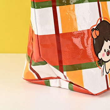 Ručna torba od plastične pletene mreže – nosivost 50; pogodna za odjeću i kozmetiku; opće pakiranje