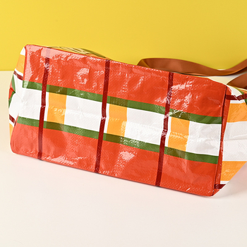 Ručna torba od plastične pletene mreže – nosivost 50; pogodna za odjeću i kozmetiku; opće pakiranje