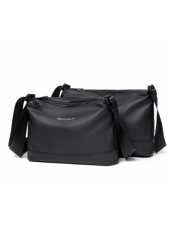 MACLE KIEON muška torbica preko ramena - stil National Tide New Wind, materijal koža s filmom, uzorak slova, vodootporna, ultra lagana