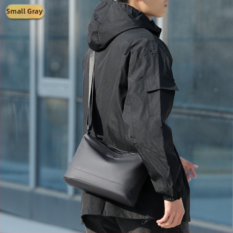 MACLE KIEON vyriška pečių rankinė - National Tide New Wind stilius, plėvelės danga oda, raidžių raštas, atspari vandeniui, ultra lengva