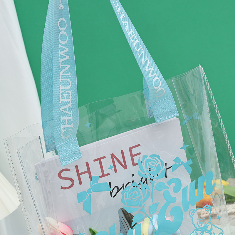 Prozirna PVC torbica s dvostrukim slojem, Tonghong branda, suvenir darovna torba