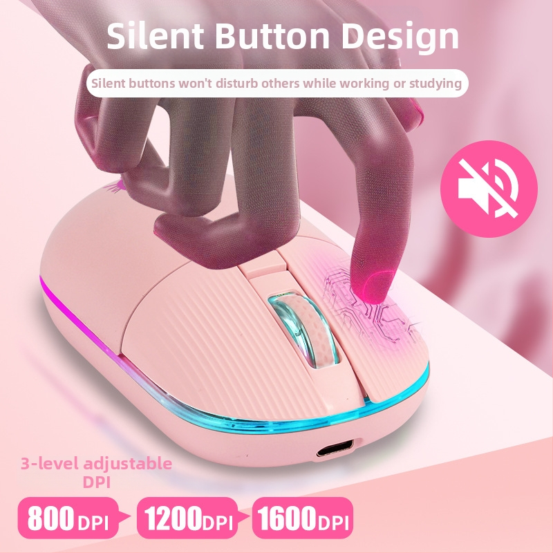 Bezdrôtová myš — ergonomická, 2400 DPI, 6 tlačidiel, 2.4GHz bezdrôtové spojenie, USB rozhranie (ergonómia; 2400 DPI; 6 tlačidiel; 2.4GHz; USB rozhranie)