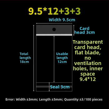 OPP lipnus trikampis maišelis, skaidrus spausdintas pakuotės maišelis, pritaikomas