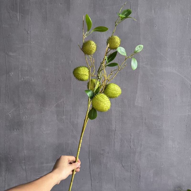 Τεχνητά φρούτα διακόσμησης – υφή βαμβακό-ζαχαρωτού, χειροποίητα, υλικό: μαλακό κόλλα (6 τεμάχια; ποικιλία βαμβακό-ζαχαρωτό; κατάλληλα για γάμους, εξωτερικούς χώρους, φωτογραφικά αξεσουάρ, οικιακή διακόσμηση)