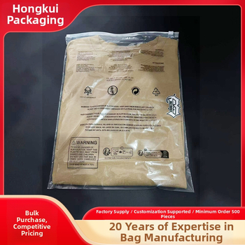 PE riidepakendamise kott lukustusega; materjal: PE; kasutus: riiete pakkimine; bränd: puuduvad litsentsitud eraprivaatsed kaubamärgid