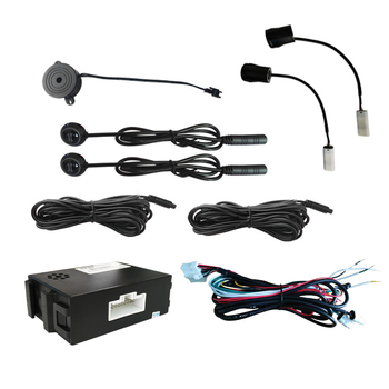 Xiangyue XY-BSD500-2 Slēpto zonu uzraudzības sistēma ar 2 ultraskaņas sensoriem, 5 m detekcijas diapazons, 12 V barošana, akustiska brīdinājuma signāls, joslas maiņas palīgs