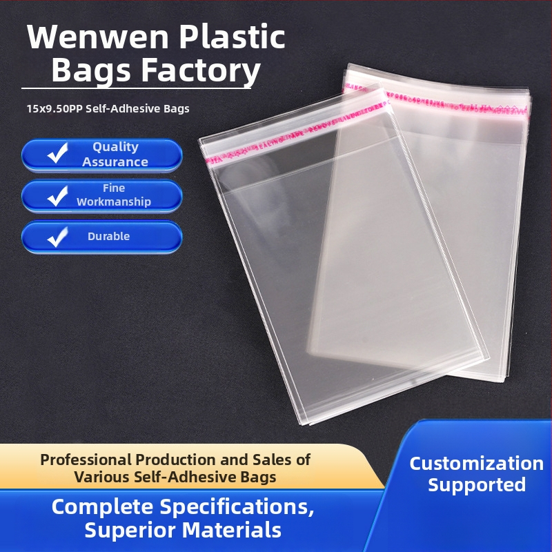 Kohandatud trükitud OPP/PE kotid enesekinnitusega sulgemisega, ehted, riided ja aluspesu jaoks