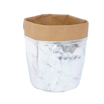 Torba od Kraft papira cilindričnog oblika za perive posude i skladištenje u kuhinji i hladnjaku | Mogućnost ispisa i šivanja