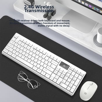 Bezdrôtový set klávesnice a myši, model 1300, Fox, USB rozhranie pre klávesnicu a USB rozhranie pre myš