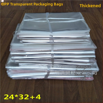 OPP läbipaistmatu liimitav pakkekott riietele, paksus 0,07 mm