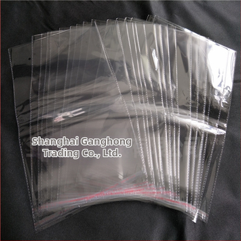 OPP läbipaistmatu liimitav pakkekott riietele, paksus 0,07 mm