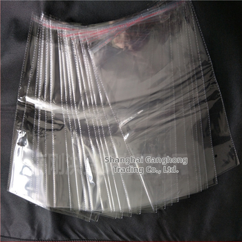 OPP läbipaistmatu liimitav pakkekott riietele, paksus 0,07 mm