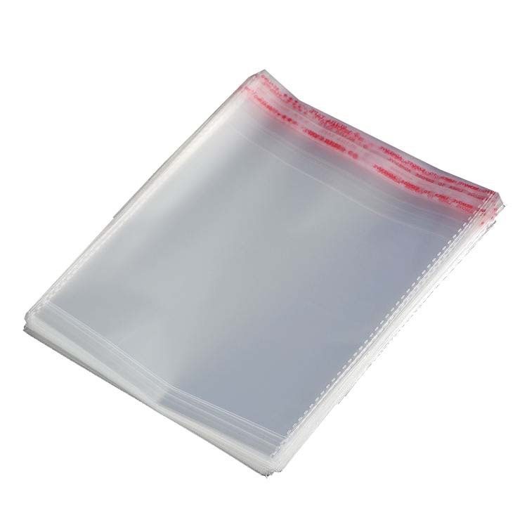Prozirna samoljepljiva vrećica za pakiranje s tiskom logotipa | Plastični materijal