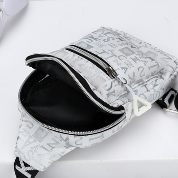 Chest Bag za žene, Ulični stil Crossbody, Oxford platno, Zatvarač, Mekani 3D vanjski dizajn, Poliester podstava, Unutarnji džep sa zipom i džep za telefon, Proljeće 2023
