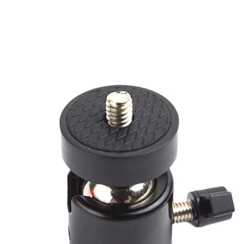 Metalinė pan-tilt galva statybai su universaliu 1/4 colio sriegio, aliuminio lydinys ir plastikas, 360° panoraminis ir 360° pakreipimo sukimas