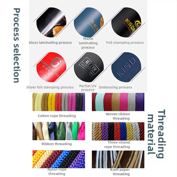 Prilagodljive darovne torbe od kartona, tote oblik, s toplim otiskom, mogućnost otiska logotipa