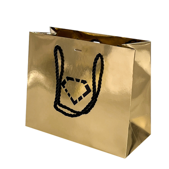 Prilagodljive darovne torbe od kartona, tote oblik, s toplim otiskom, mogućnost otiska logotipa