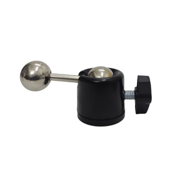 Rutulinė galva pan-tilt vaizdo kameros laikiklis iš aliuminio lydinio, srieginis montavimas, 360° sukimas (horizontaliai 180°, vertikaliai 90°)