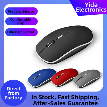 Bezdrôtová myš s 2.4G+Bluetooth, 1000dpi, 4 tlačidlá, USB rozhranie, ergonomický dizajn