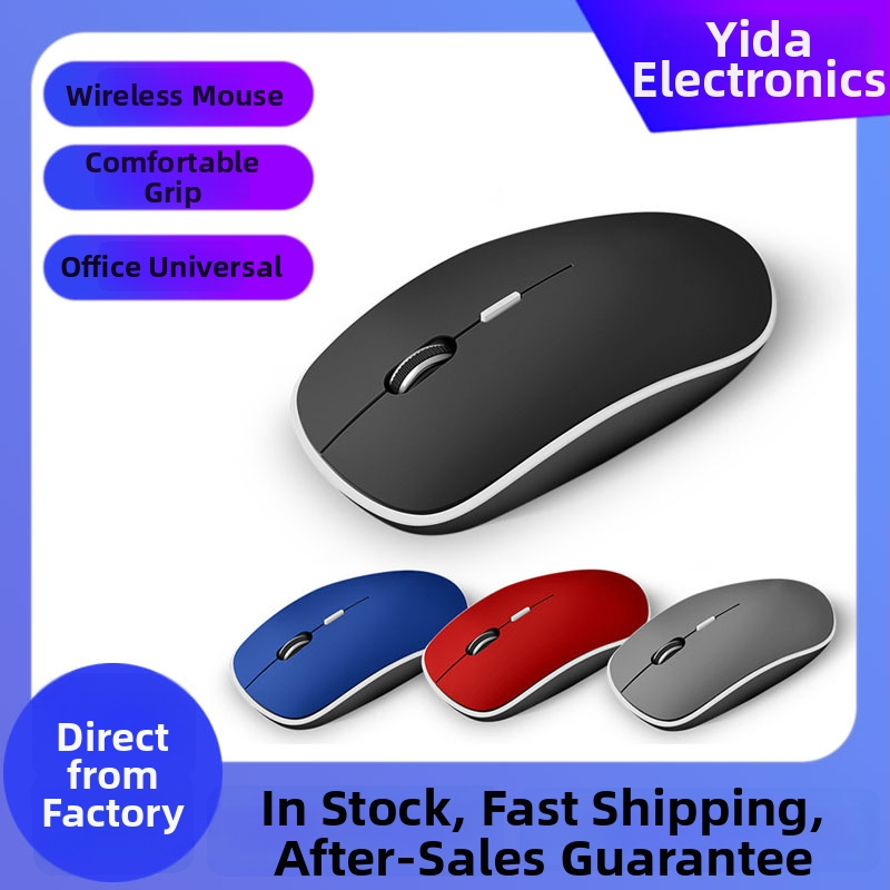 Bezdrôtová myš s 2.4G+Bluetooth, 1000dpi, 4 tlačidlá, USB rozhranie, ergonomický dizajn