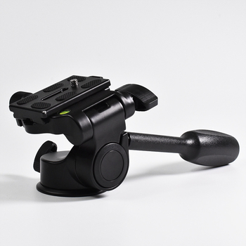 Cap de trepied pentru lampă de pescuit nocturn, amortizare, încărcătură 10 kg, aluminiu turnat, orizontal 180°, vertical 90°, greutate 250 g