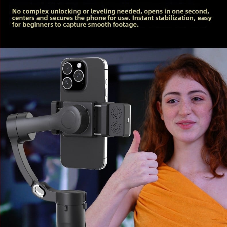 M3 Stabilizator za telefon s tri osi, AI praćenje lica, daljinsko upravljanje selfiejem, prijenos uživo, ABS+PC