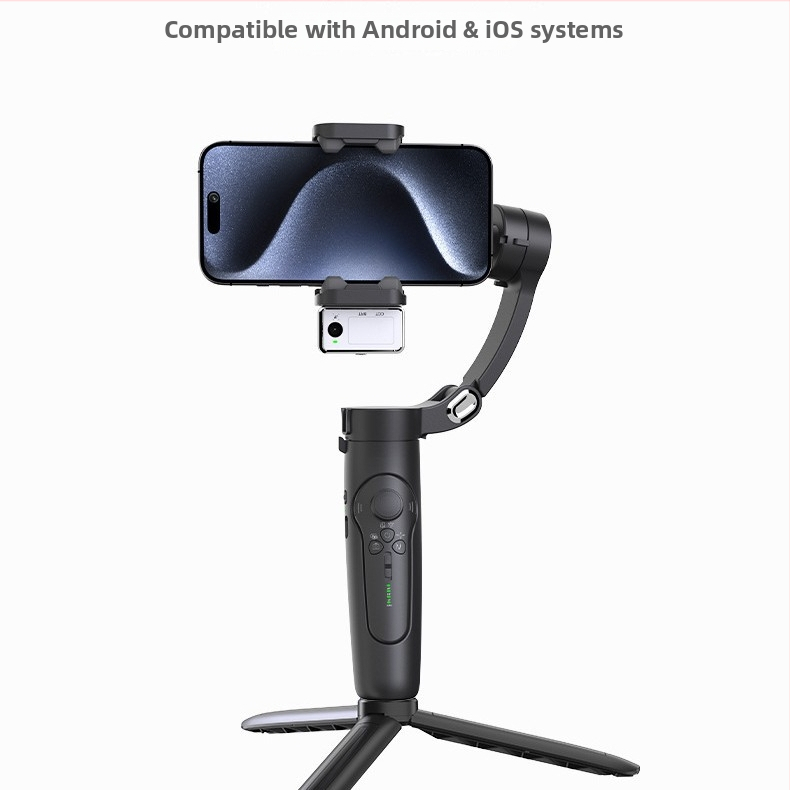 M3 Stabilizator za telefon s tri osi, AI praćenje lica, daljinsko upravljanje selfiejem, prijenos uživo, ABS+PC