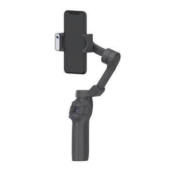 Gimbal pentru telefon – stabilizator cu 3 axe, ortogonal, 180° orizontal, aliaj de aluminiu, control prin aplicație, urmărire facială