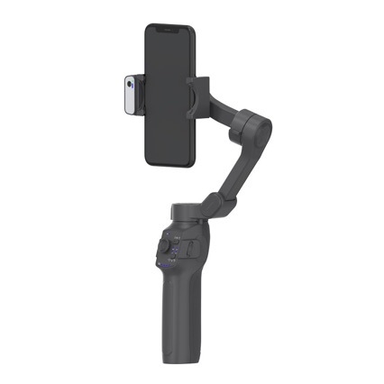 Gimbal pentru telefon – stabilizator cu 3 axe, ortogonal, 180° orizontal, aliaj de aluminiu, control prin aplicație, urmărire facială
