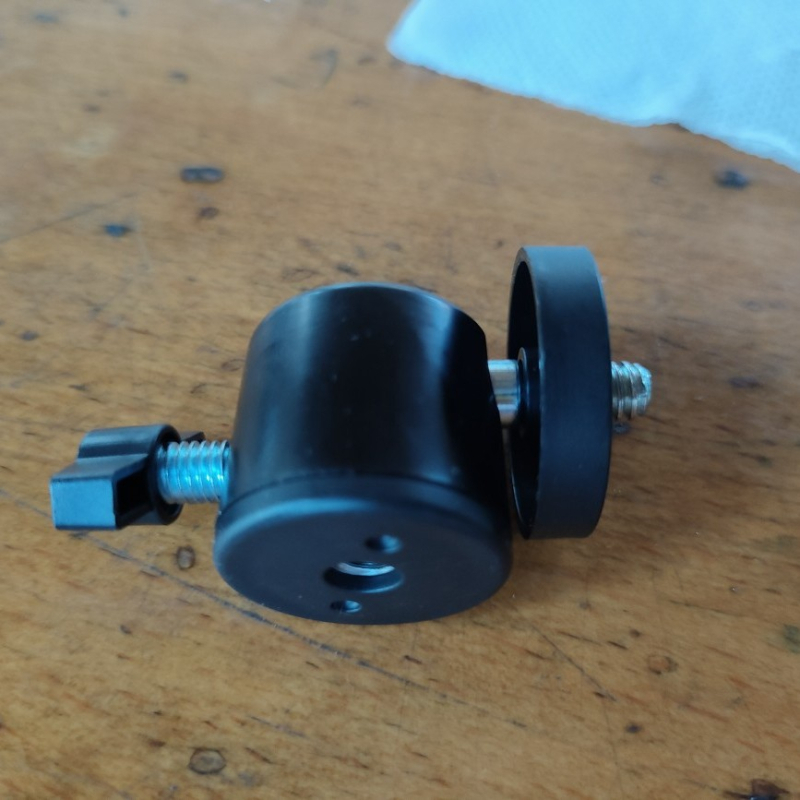 Gimbal pentru cameră cu șurub de 1/4, capă sferică, construcție din aluminiu/plastic, mini trepied în stil caracatiță, Q29