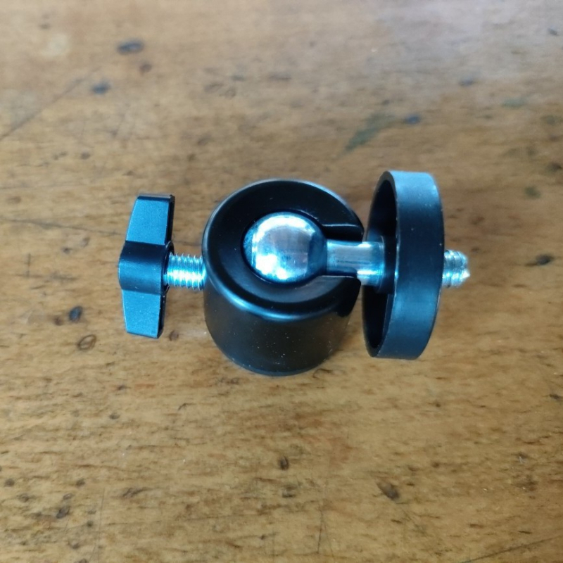 Gimbal pentru cameră cu șurub de 1/4, capă sferică, construcție din aluminiu/plastic, mini trepied în stil caracatiță, Q29