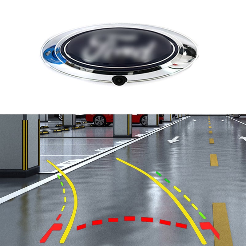 Cameră spate Ford Ranger pentru pickup, HD CCD, 12V, unghi de vizualizare 145°, rezoluție 780×460, carcasă din metal, greutate 500 g