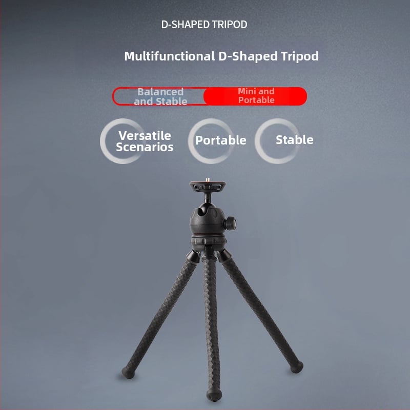 Situ M6 Τρίποδο για κινητό με κεφαλή σφαίρας, ένα τμήμα, ABS + προστατευτική ρητίνη, ικανότητα φόρτωσης έως 2 κιλά