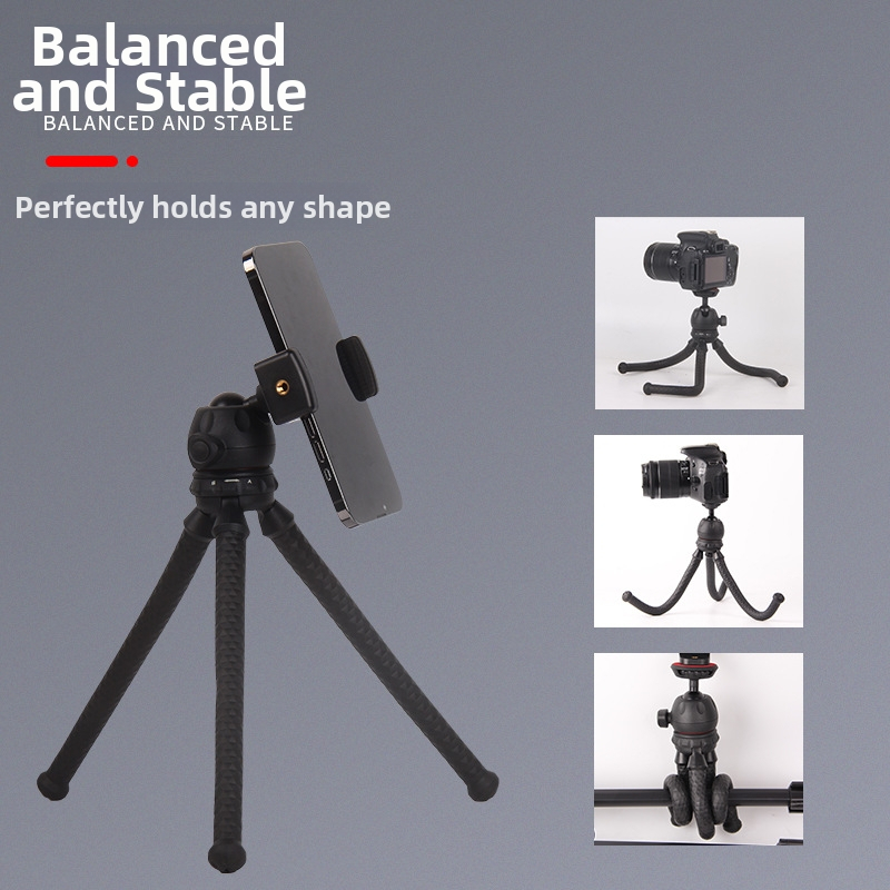 Situ M6 Τρίποδο για κινητό με κεφαλή σφαίρας, ένα τμήμα, ABS + προστατευτική ρητίνη, ικανότητα φόρτωσης έως 2 κιλά
