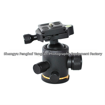 DSLR sférická hlava pre kameru, panoramatický univerzálny stabilizátor na statív, 360° otáčanie, hmotnosť 0,45 kg, hliníková zliatina, kompatibilné s Micro SLR, s konverzným závitom