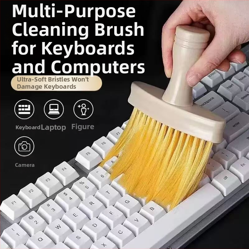 Putekļu suka mehāniskajai tastatūrai — plastmasas konstrukcija, 160 g, zīmols Create Together, daudzfunkcionāla, palaista 2025. gadā.