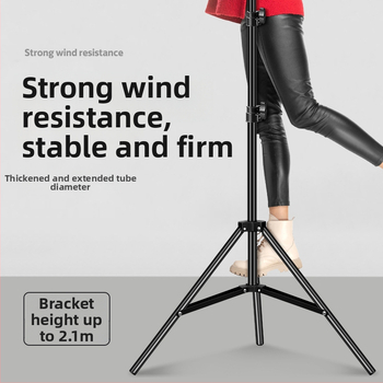 Tripod Floor Stand za mobitel livestreamanje i fotografiju na otvorenom — 3 dijela, kuglična glava, nosivost 2–5 kg, univerzalna kompatibilnost