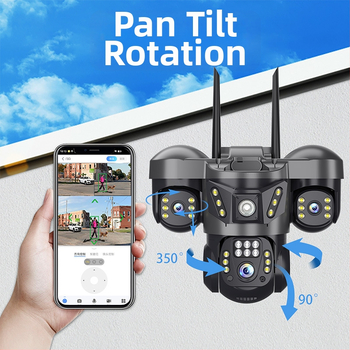 PTZ novērošanas kamera, iekštelpu izmantošana, horizontālā pagriešana 325°, vertikālā 90°, horizontālā ātrums 20°/s, vertikālais ātrums 0.1–50°/s, ABS korpuss, sienas stiprinājums