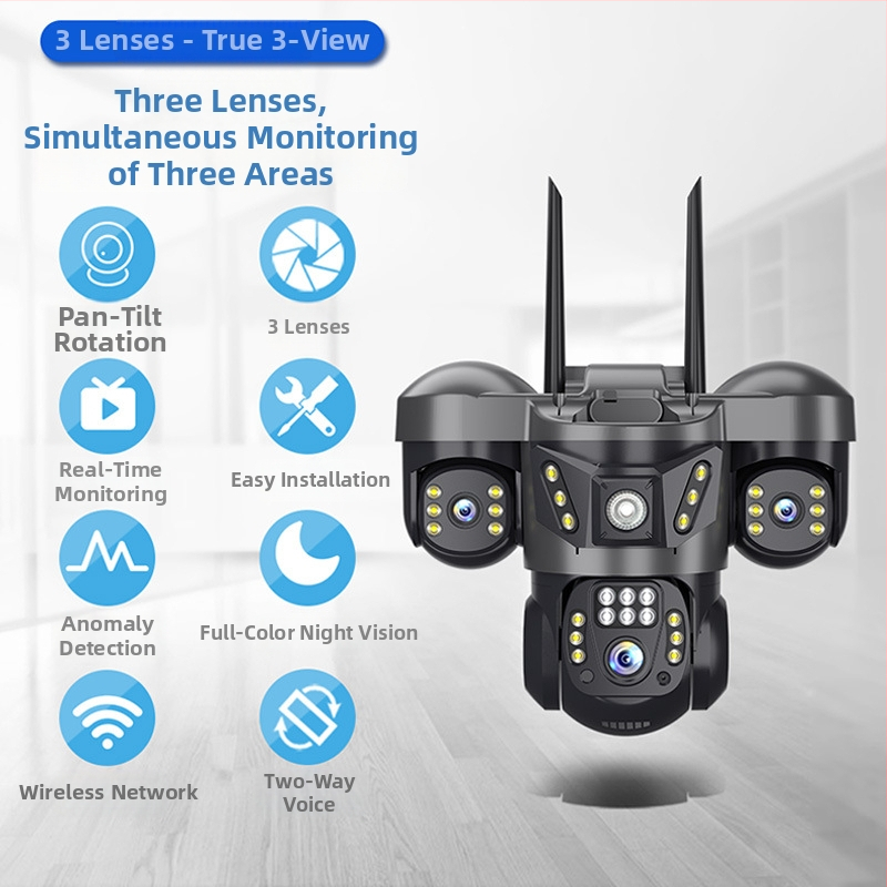 PTZ novērošanas kamera, iekštelpu izmantošana, horizontālā pagriešana 325°, vertikālā 90°, horizontālā ātrums 20°/s, vertikālais ātrums 0.1–50°/s, ABS korpuss, sienas stiprinājums