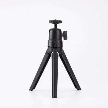 Επιτραπέζιο μικρό τρίποδο για κινητό τηλέφωνο και κάμερα με κεφαλή σφαίρας, ABS, σχεδιασμός ενός τμήματος, φορτίο 2-5 kg, μοντέλο 005