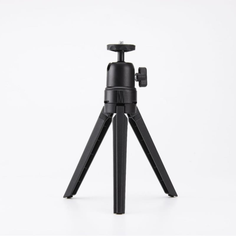 Επιτραπέζιο μικρό τρίποδο για κινητό τηλέφωνο και κάμερα με κεφαλή σφαίρας, ABS, σχεδιασμός ενός τμήματος, φορτίο 2-5 kg, μοντέλο 005