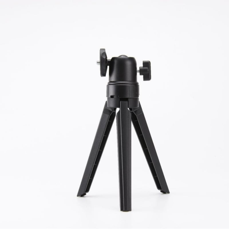 Επιτραπέζιο μικρό τρίποδο για κινητό τηλέφωνο και κάμερα με κεφαλή σφαίρας, ABS, σχεδιασμός ενός τμήματος, φορτίο 2-5 kg, μοντέλο 005