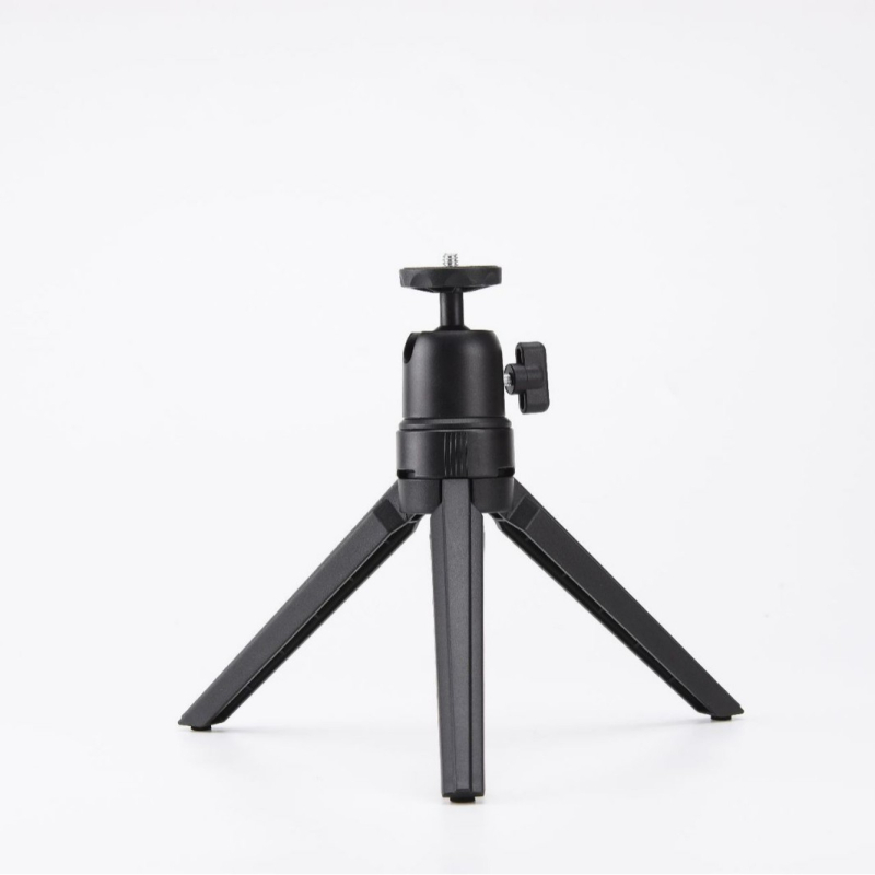 Επιτραπέζιο μικρό τρίποδο για κινητό τηλέφωνο και κάμερα με κεφαλή σφαίρας, ABS, σχεδιασμός ενός τμήματος, φορτίο 2-5 kg, μοντέλο 005