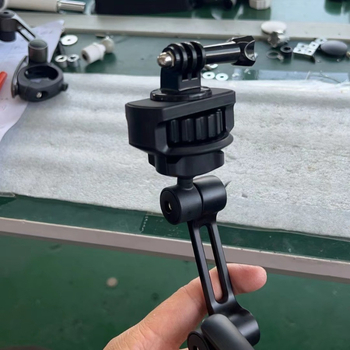 Cap de gimbal pentru cameră, microfon și proiector, cu filet 1/4, cap bal universal, ABS, rotire 360°