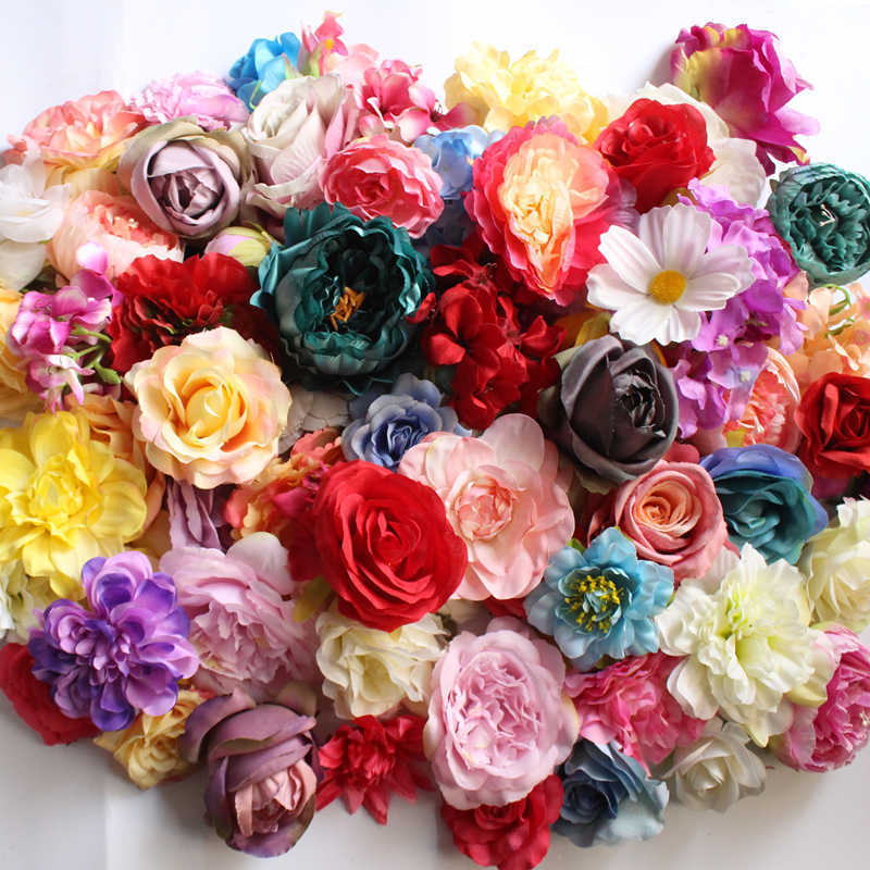 Υλικά DIY για στεφάνι μαλλιών από μεταξωτά λουλούδια — Daisy ποικιλία, τεχνική φλοκ