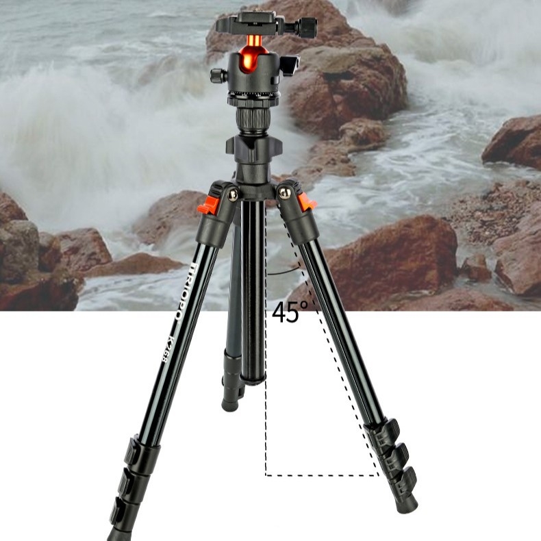 TRIOPO K268+KJ36 stativ s kugličnom glavom, 4 sekcije, nosivost 2-5 kg, težina 1,2 kg, ploča za brzo oslobađanje