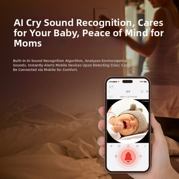 Bezvadu iekšējā PTZ novērošanas kamera ar divvirzienu audio, panorāma 355°, slīpums 75°, horizontālā ātrums 70°/s, vertikālā ātrums 30°/s