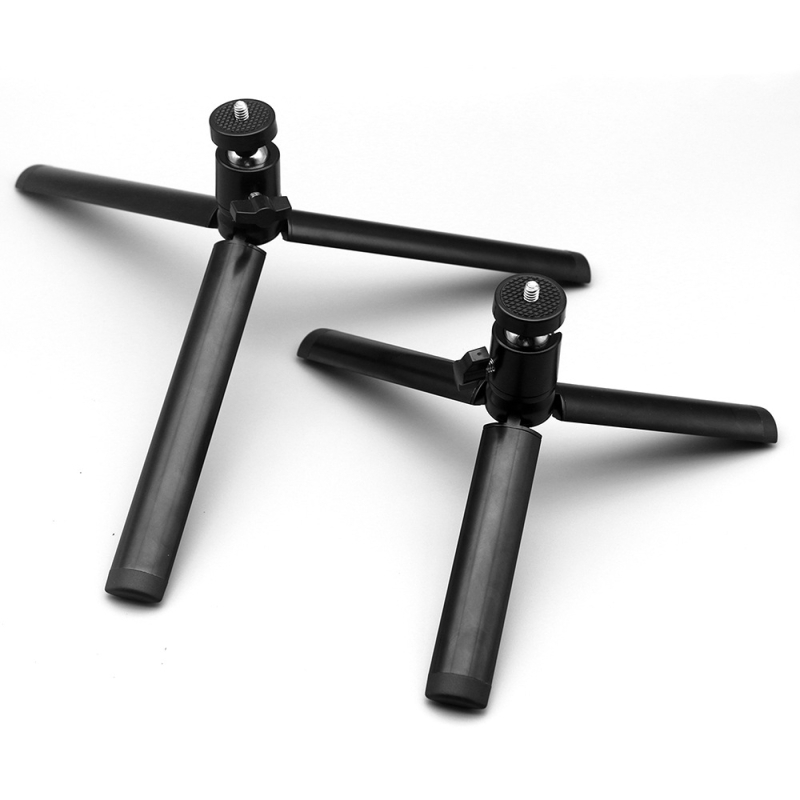 Επιτραπέζιο τρίποδο από κράμα αλουμινίου με κεφαλή σφαίρας για κινητό τηλέφωνο – φόρτωση 2-5 kg, 1 τμήμα, φορητή βάση επιτραπέζια