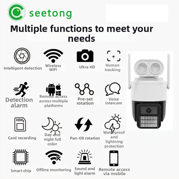 WiFi PTZ kamera s optickým zoomom pre vnútorné/vonkajšie použitie, minimálne osvetlenie 0,01 lx, napájanie 12V, teplotný rozsah -20°C až 55°C